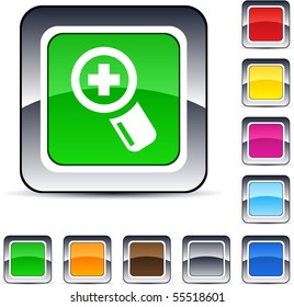Add glossy square web buttons.