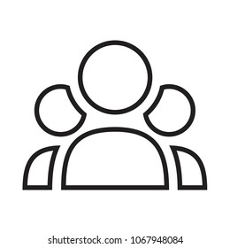 add group vector icon, add friends sign, add person