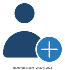 Add Guest icon line vector illustration