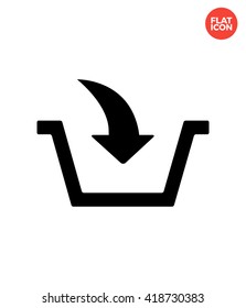 Add Icon Flat Style Isolated Vector Illustration