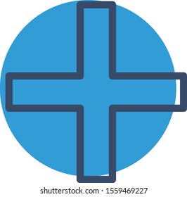 Add icon isolated on background
