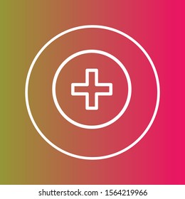 Add icon isolated on background
 