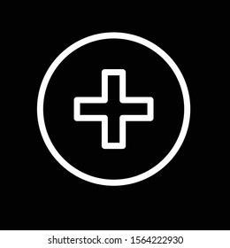 Add icon isolated on background
 