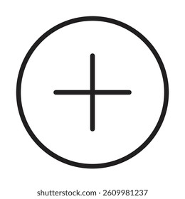 Add Icon Line Art Logo set