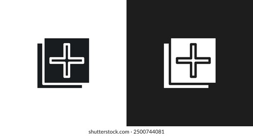Agregar Vector de arte de línea de ícono