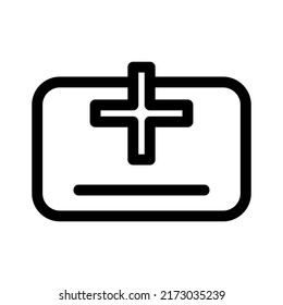 añadir icono o logotipo símbolo de signo aislado ilustración vectorial - iconos vectoriales de estilo negro de alta calidad
