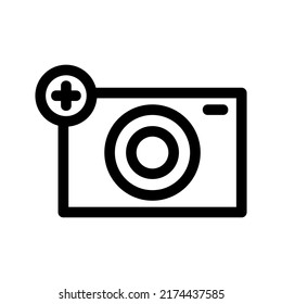 añadir icono o logotipo símbolo de signo aislado ilustración vectorial - iconos vectoriales de estilo negro de alta calidad
