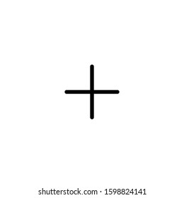 Add icon. Plus button. Logo design element