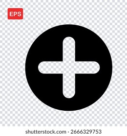 Agregar icono, icono más, nuevo icono, formato EPS icono de Vector archivo de ilustración