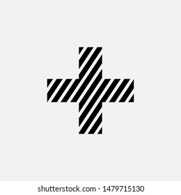 Add Icon. Plus, Positive or Increase Logo Vector, Sign and Symbol for Design, Presentation, Website or Apps Elements.