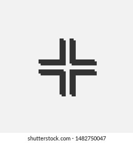 
Add Icon. Plus, Positive or Increase Logo Vector, Sign and Symbol for Design, Presentation, Website or Apps Elements.