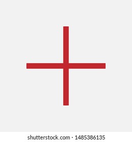 Add Icon. Plus, Positive, Increase Symbol for Design, Presentation, Website or Apps Elements - Vector.  