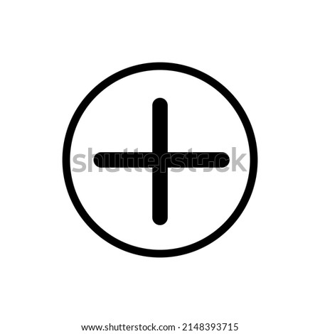 Add icon. Plus symbol modern, simple, vector, icon for website design, mobile app.