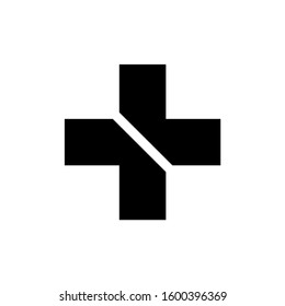 Add icon, Plus, Vector illustration eps10