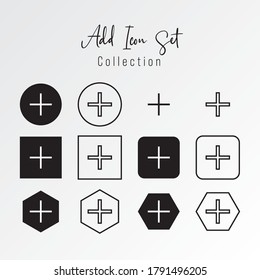 Agregar diseño de colección de conjuntos de iconos