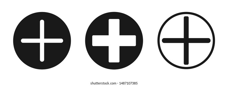 Add icon set vector illustration - Vector