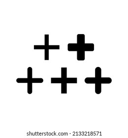 Add Icon Set Vector Symbol Design Illustration