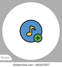 Add icon sign vector,Symbol, logo illustration for web and mobile