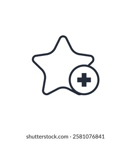 Add icon symbol vector sign isolated on white background illustration for graphic and web design