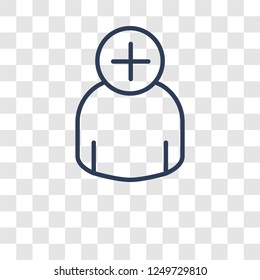 Add icon. Trendy Add logo concept on transparent background from User Interface and Web Navigation collection