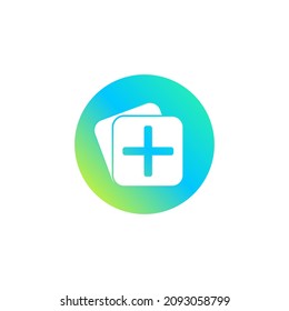 add icon. Vector illustration for graphic design, Web, UI, app.