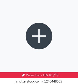 Add Icon / Vector - In Line / Stroke Design