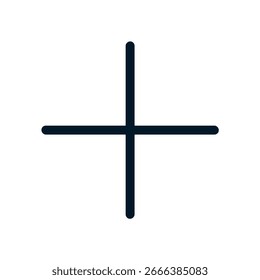 Ícone Adicionar, Sinal de logotipo de vetor, Ilustração, forma, design, ícone UX UI, eps editáveis
