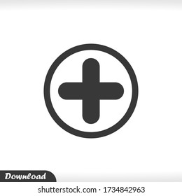 Añadir vector de icono, más fondo blanco de signo