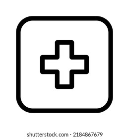 Agregar Ilustración de diseño de símbolo vector de iconos
