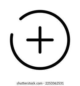 Add Icon Vector Symbol Design Illustration