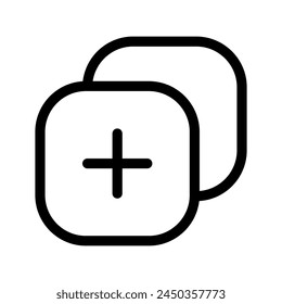 Add Icon Vector Symbol Design Illustration