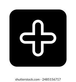 Agregar Ilustración de Diseño de Símbolo de Vector de Icono