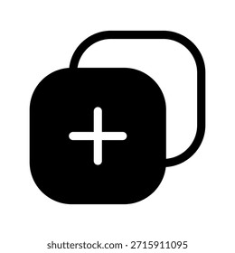 Add Icon Vector Symbol Design Illustration