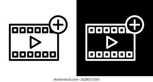 Add icon vector for web, computer and mobile apps