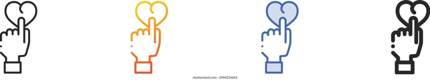 add icon.Thin Linear, Gradient, Blue Stroke and bold Style Design Isolated On White Background