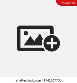 Add image icon vector eps 10