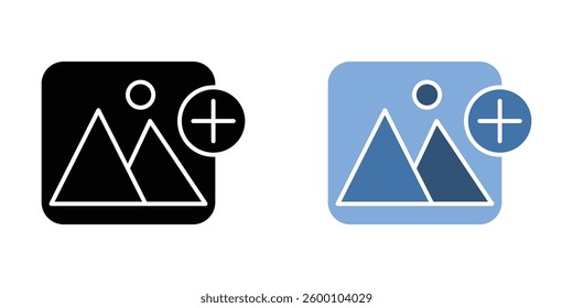 Add image web vector icons