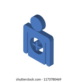Add isometric left top view 3D icon