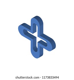Add isometric left top view 3D icon