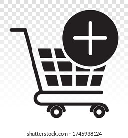Add item / add shopping items - flat icon for apps and websites