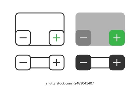 Add item ui icon for web and app. Online shopping, list, purchase symbol. Vector illustration