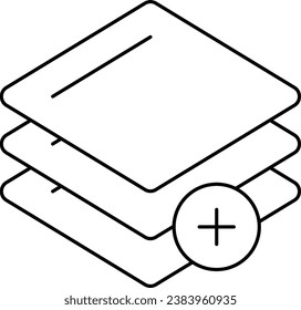 Add layer, Graphic Design icon