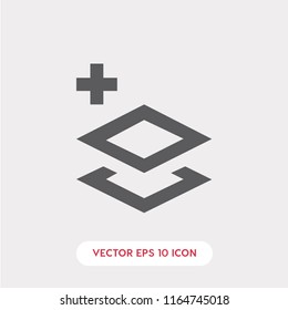 Add layers vector icon