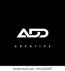 Adición de una carta modelo de diseño inicial de logotipo Ilustración vectorial