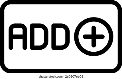 add line icon illustration vector