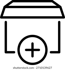 add line icon illustration vector