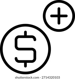 add line icon illustration vector