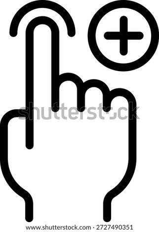 add line icon illustration vector