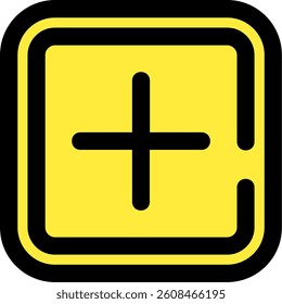 Add Line vector Icon Design
