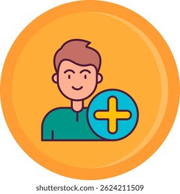 Add Line vector Icon Design